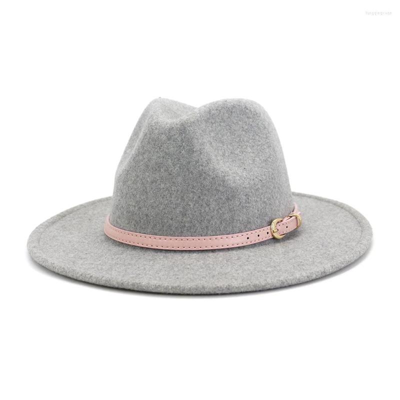 Berets Wide Brim Simple Top Hat Panama Solid Color Felt Fedoras For Men Women Artificial Wool British Style Trilby, 05
Berets Wide Brim Simple Top Hat Panama Solid Color Felt Fedoras For Men Women Artificial Wool British Style Trilby, 05