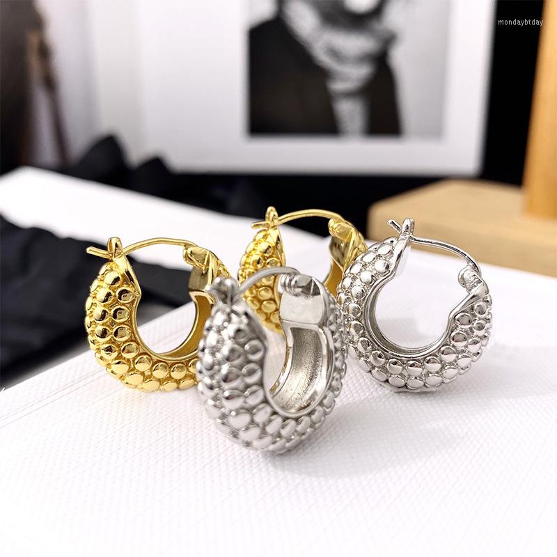 Stud Earrings Metal Round Textured Same Style Vintage Beaded 
Stud Earrings Metal Round Textured Same Style Vintage Beaded