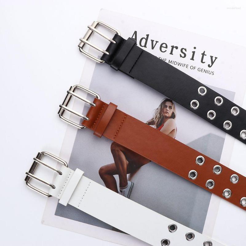 Belts Fashion Pin Buckle PU Leather Gothic Double Grommet Belt Punk With Holes Decorative, Black
Belts Fashion Pin Buckle PU Leather Gothic Double Grommet Belt Punk With Holes Decorative, Black