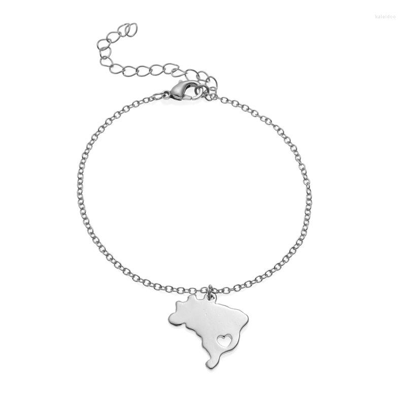 Charm Bracelets South America Country Geography Map Brazil Chain Brazilian Brasil Pride Heart Sao Paulo City Hometown Souvenir
Charm Bracelets South America Country Geography Map Brazil Chain Brazilian Brasil Pride Heart Sao Paulo City Hometown Souvenir