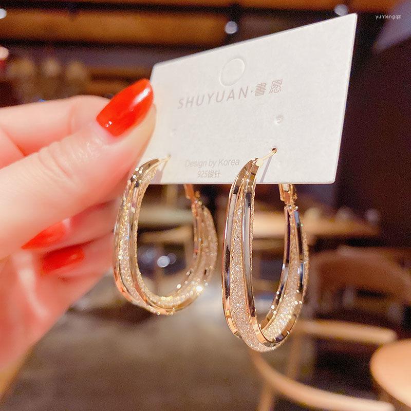 Hoop Earrings Korean Luxury Exquisite Metal For Women Girls Fashion Hollow Temperament Crystal Jewelry Gift 2022 Trendy
Hoop Earrings Korean Luxury Exquisite Metal For Women Girls Fashion Hollow Temperament Crystal Jewelry Gift 2022 Trendy