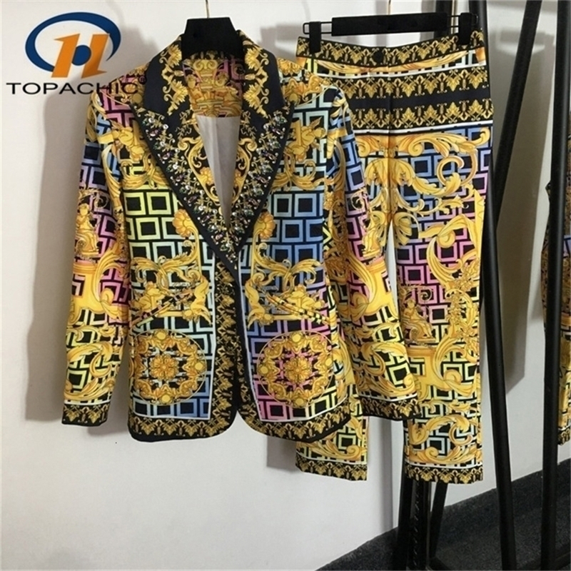 Womens Two Piece Pants 819 Heavy Industry Diamonds Letter Vintage Print Blazer Coat High Waist Zipper Slim Temperament Set 221112, As picture
Womens Two Piece Pants 819 Heavy Industry Diamonds Letter Vintage Print Blazer Coat High Waist Zipper Slim Temperament Set 221112, As picture