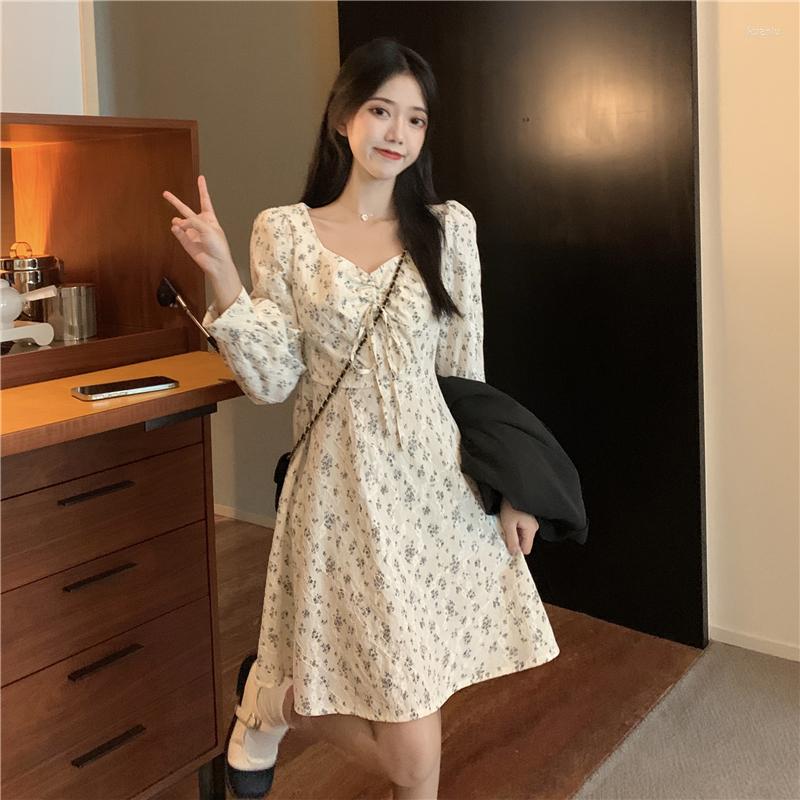 Casual Dresses Long Sleeves Womens Dress Spring Short Skirt Chic Design French V Neck Elegant Hepburn Style Broken Flower Fashion Female, Black
Casual Dresses Long Sleeves Womens Dress Spring Short Skirt Chic Design French V Neck Elegant Hepburn Style Broken Flower Fashion Female, Black