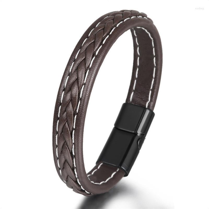 Charm Bracelets Fashion Men Leather Bracelet Classic Simple Mutil Color Magnetic Buckle Bangles For Jewelry Gift
Charm Bracelets Fashion Men Leather Bracelet Classic Simple Mutil Color Magnetic Buckle Bangles For Jewelry Gift