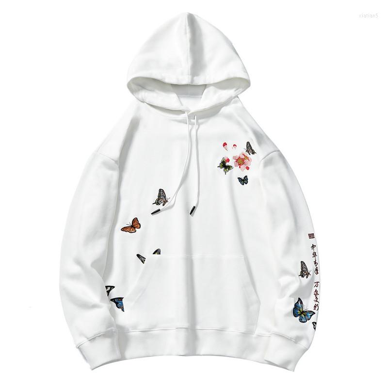 Men's Hoodies Hip Hop Casual Pullover Hooded Tops 2022 Chinese Style Embroidery Butterfly Flowers Sweatshirts Streetwear Harajuku, Black
Men's Hoodies Hip Hop Casual Pullover Hooded Tops 2022 Chinese Style Embroidery Butterfly Flowers Sweatshirts Streetwear Harajuku, Black