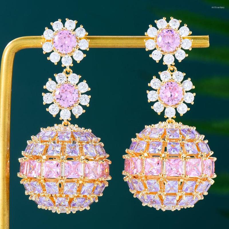 Dangle Earrings GODKI Romantic Shiny Trendy CZ Ball Drop Pendant For Women Bridal Wedding Party Show Girl Daily Surper Gift Jewelry
Dangle Earrings GODKI Romantic Shiny Trendy CZ Ball Drop Pendant For Women Bridal Wedding Party Show Girl Daily Surper Gift Jewelry