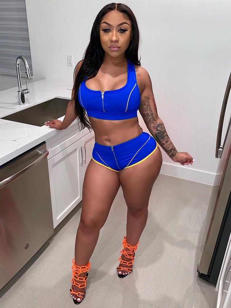 Women' Tracksuits Sports Two Piece Summer Sets Womens Outfits Low Neck Sleeveless Tank Crop Top And Zipper Shorts Casual Short Active Wear, Gray
Women' Tracksuits Sports Two Piece Summer Sets Womens Outfits Low Neck Sleeveless Tank Crop Top And Zipper Shorts Casual Short Active Wear, Gray