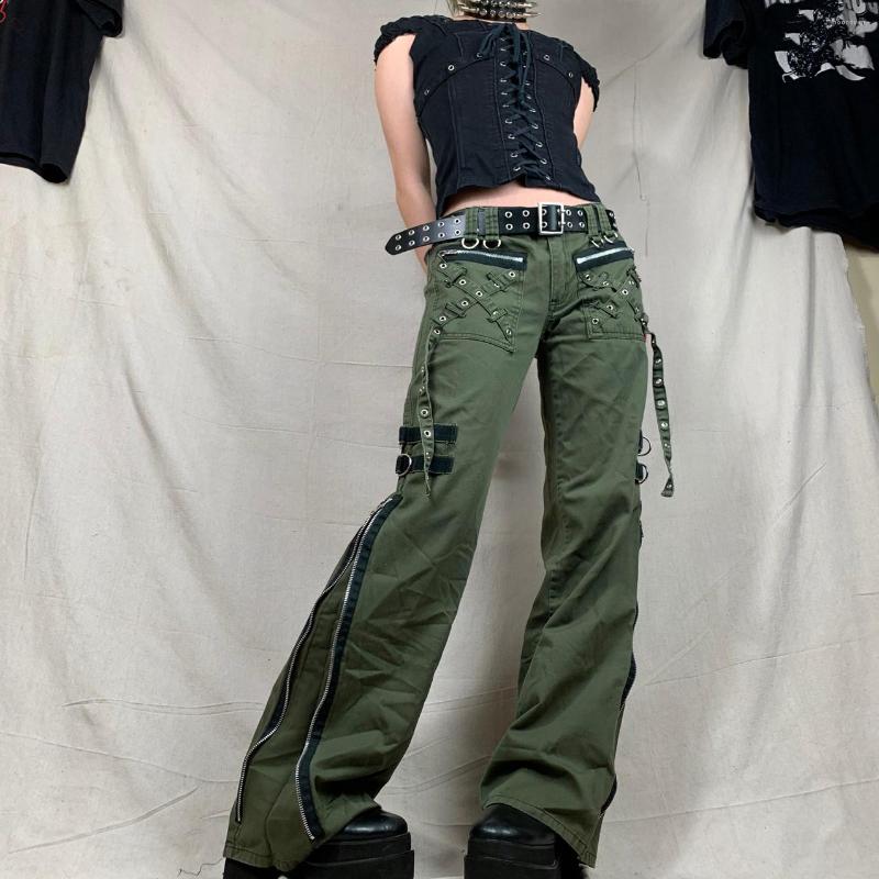 Women' Pants 2022 Women Y2K Baggy Low Waist Wide Streetwear Gothic Punk Zipper Casual Bandage Sweatpants Green
Women' Pants 2022 Women Y2K Baggy Low Waist Wide Streetwear Gothic Punk Zipper Casual Bandage Sweatpants Green