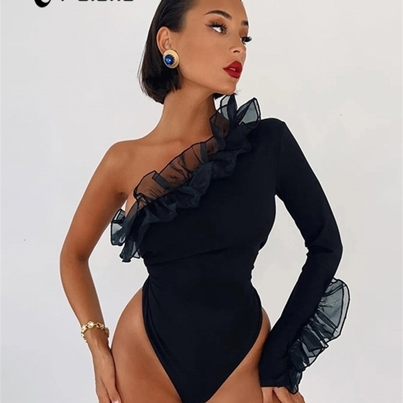Womens Jumpsuits Rompers CNYISHE Bodysuit Overalls Long Sleeve Bodycon Streetwear Fall Mesh Patchwork 221113, Black
Womens Jumpsuits Rompers CNYISHE Bodysuit Overalls Long Sleeve Bodycon Streetwear Fall Mesh Patchwork 221113, Black