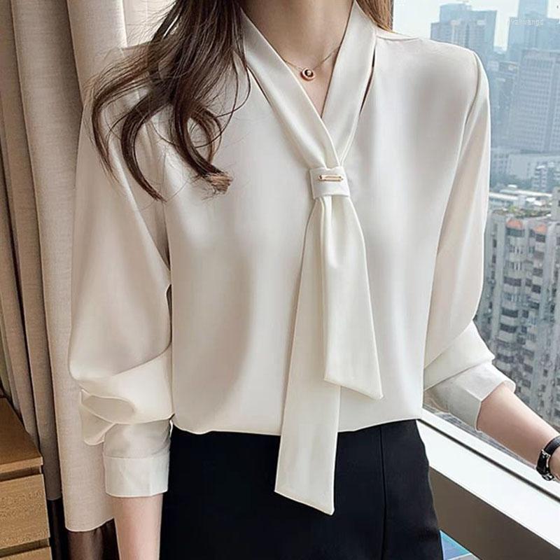 Women's Blouses Elegant V-Neck Solid Color Lace Up Blouse Women's Clothing 2022 Autumn Loose Casual Pullovers All-match Office Lady, Pink
Women's Blouses Elegant V-Neck Solid Color Lace Up Blouse Women's Clothing 2022 Autumn Loose Casual Pullovers All-match Office Lady, Pink