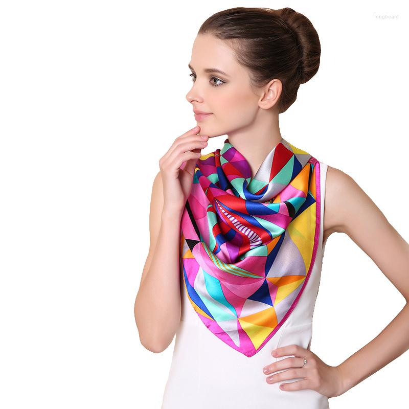 Scarves Classic Square Colorful Silk Women Scarf Spring Lattice Echarpe Smooth Summer Wrap Satin Shawls Neckerchiefs
Scarves Classic Square Colorful Silk Women Scarf Spring Lattice Echarpe Smooth Summer Wrap Satin Shawls Neckerchiefs