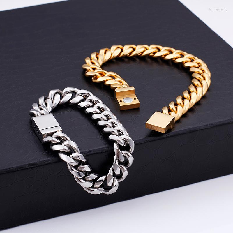 Link Bracelets Stainless Steel 12mm Curb Chain Women Mens Fashion Bracelet 9'' Punk Jewelry
Link Bracelets Stainless Steel 12mm Curb Chain Women Mens Fashion Bracelet 9'' Punk Jewelry