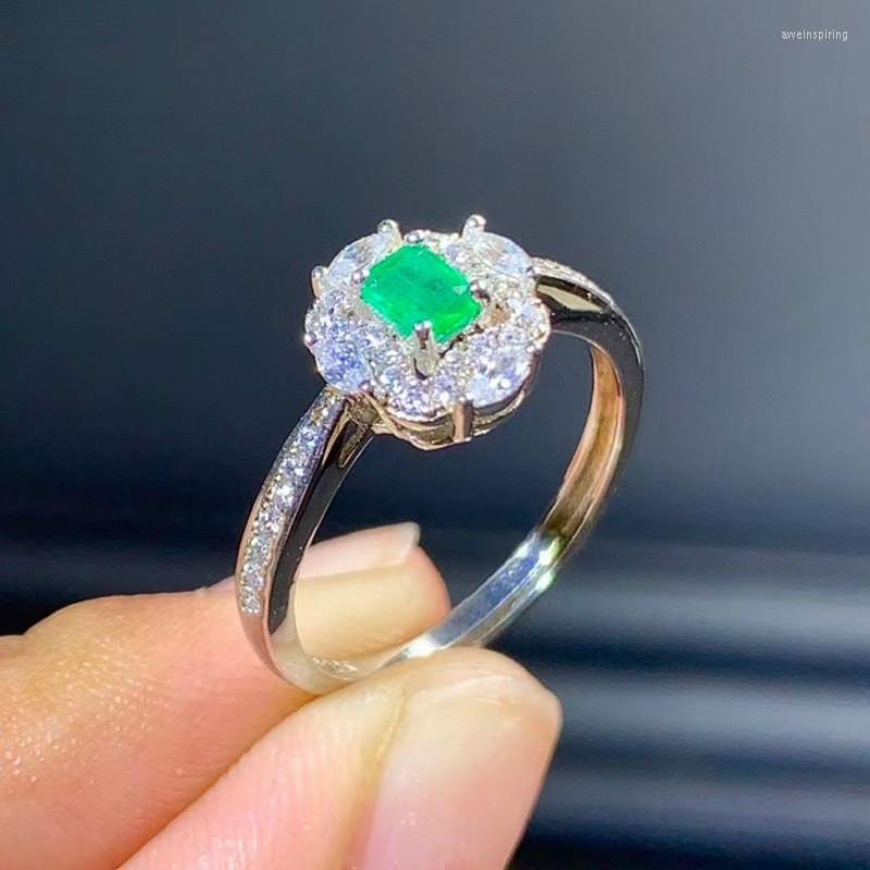 Cluster Rings Jewelry Affordable Luxury Emerald Ring For Party3 4mm Natural SI Grade Silver 925
Cluster Rings Jewelry Affordable Luxury Emerald Ring For Party3 4mm Natural SI Grade Silver 925