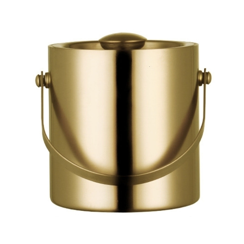 Tabletop Wine Racks 3L Double Thermal Insulation Bucket Bar and KTV Beer and Wine Chilling Bucket with Lid Champagne Golden Silver 221110
Tabletop Wine Racks 3L Double Thermal Insulation Bucket Bar and KTV Beer and Wine Chilling Bucket with Lid Champagne Golden Silver 221110