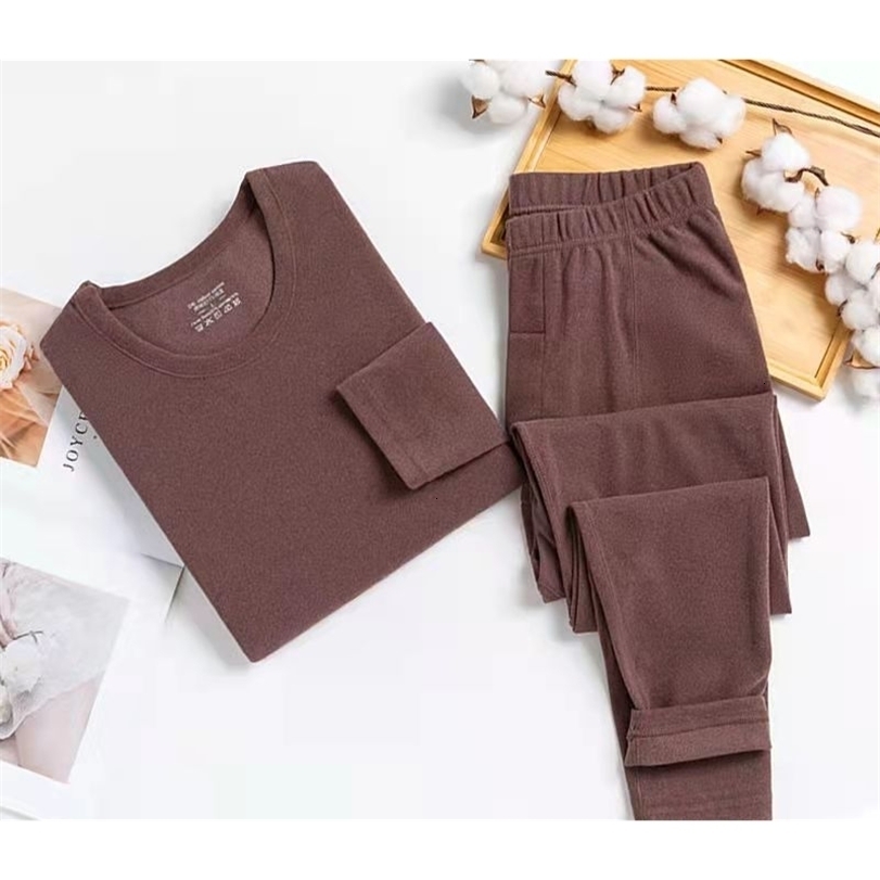 Mens Thermal Underwear German Velvet Selfheating Autumn Clothes and Long Pants Suit High Elastic Constant Temperature 221113, Dark brown
Mens Thermal Underwear German Velvet Selfheating Autumn Clothes and Long Pants Suit High Elastic Constant Temperature 221113, Dark brown