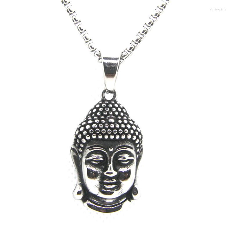 Pendant Necklaces Stainless Steel Gold Silver Buddha Chinese Style Bless Buddhism Necklace
Pendant Necklaces Stainless Steel Gold Silver Buddha Chinese Style Bless Buddhism Necklace