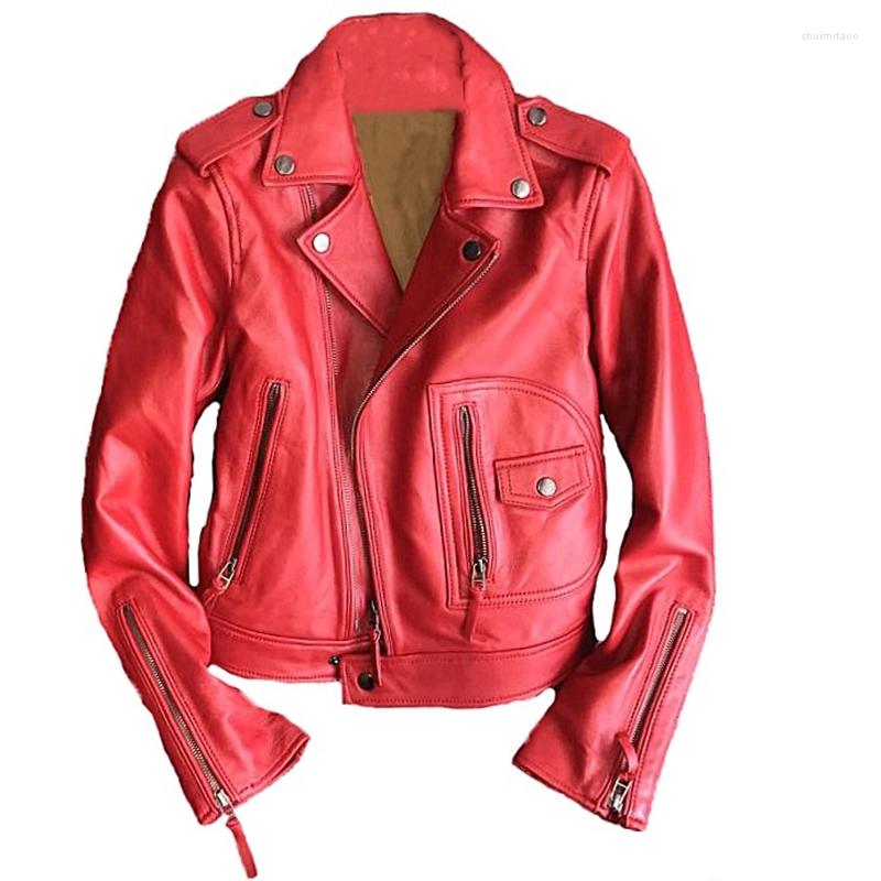 Women's Leather Women Automotive Genuine Jacket And Coats Red Black High Street Real Sheep Jackets Ladys Fashion Streetwear, Sheepskin black
Women's Leather Women Automotive Genuine Jacket And Coats Red Black High Street Real Sheep Jackets Ladys Fashion Streetwear, Sheepskin black