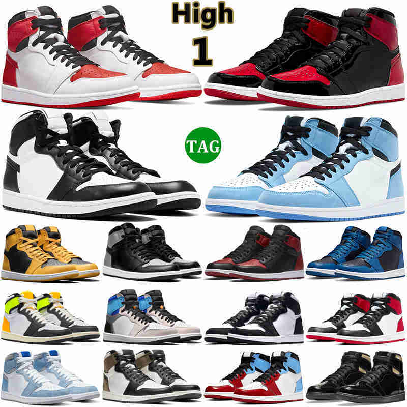 1 High OG 1s Basketball Shoes Men Patent Bred Rebellionaire Heritage Dark Mocha University Blue Hyper Royal Mens Women Trainers Outdoor, Box
1 High OG 1s Basketball Shoes Men Patent Bred Rebellionaire Heritage Dark Mocha University Blue Hyper Royal Mens Women Trainers Outdoor, Box