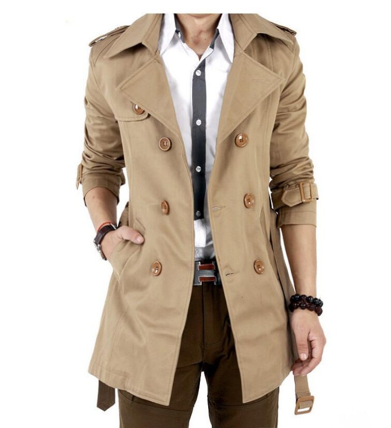 Men's Jackets Men's Windbreaker Jacket Vintage Black Khaki Spring Autumn Business Trench Male Double Breasted Retro Classic Long Coat 221014
Men's Jackets Men's Windbreaker Jacket Vintage Black Khaki Spring Autumn Business Trench Male Double Breasted Retro Classic Long Coat 221014