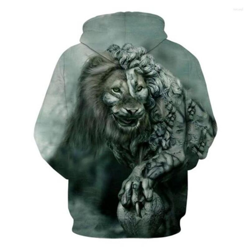 Men' Hoodies Spring And Autumn Men' Casual Hoodie Harajuku 3D Furious Lion Print Fashion Young Jumper, A1104
Men' Hoodies Spring And Autumn Men' Casual Hoodie Harajuku 3D Furious Lion Print Fashion Young Jumper, A1104