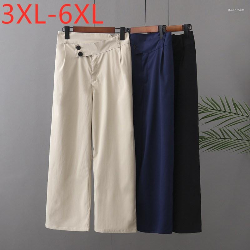 Women's Pants 2022 Ladies Spring Summer Plus Size Long For Women Large Loose Casual Beige Black Wide Leg Trousers 3XL 5XL 6XL
Women's Pants 2022 Ladies Spring Summer Plus Size Long For Women Large Loose Casual Beige Black Wide Leg Trousers 3XL 5XL 6XL