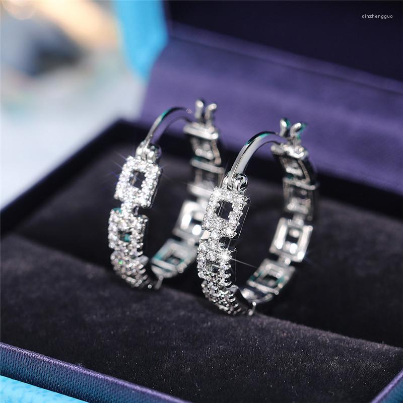 Hoop Earrings CAOSHI Fashionable Female With Brilliant Crystal CZ Delicate Women's Party Accessories Exquisite Design Jewelry
Hoop Earrings CAOSHI Fashionable Female With Brilliant Crystal CZ Delicate Women's Party Accessories Exquisite Design Jewelry