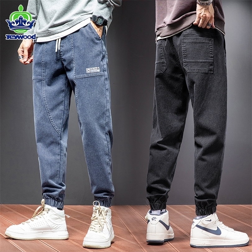 Mens Pants Autumn Winter Cotton Jogger Pant Men Harajuku Cargo Jeans Casual Harem Denim Korean Hip Hop Sweatpants Male Trousers 221113, Blue
Mens Pants Autumn Winter Cotton Jogger Pant Men Harajuku Cargo Jeans Casual Harem Denim Korean Hip Hop Sweatpants Male Trousers 221113, Blue