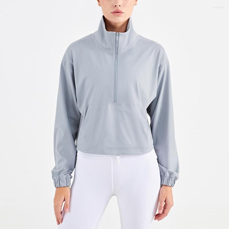 Active Shirts 2022 Thickened Sports Fitness Coat Women's Half Zip Long Sleeve Loose Top Pocket Outdoor Running Jacket Custom Logo, Black
Active Shirts 2022 Thickened Sports Fitness Coat Women's Half Zip Long Sleeve Loose Top Pocket Outdoor Running Jacket Custom Logo, Black