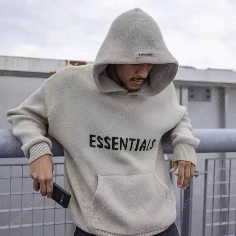 Hoodie Fog Fear God Double Thread Essentials Knitted Sweater Loose Pullover Hooded Sweater Men' Fashion Jacket, Creamy-white
Hoodie Fog Fear God Double Thread Essentials Knitted Sweater Loose Pullover Hooded Sweater Men' Fashion Jacket, Creamy-white