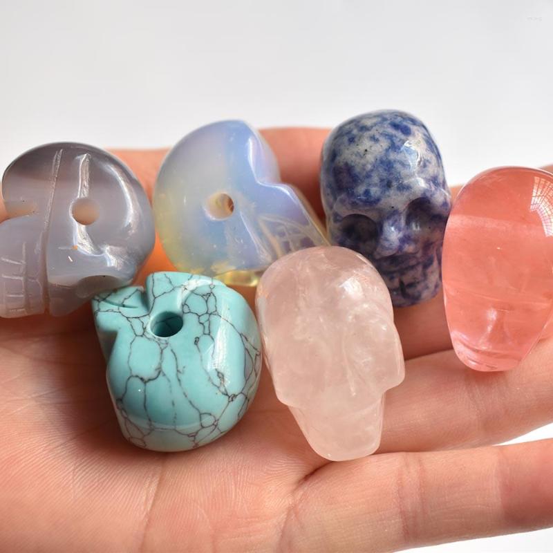 Pendant Necklaces Fashion Selling Top Quality Natural Stone Carved Skull Charms Crystal Pendants For Jewelry Making 6pcs/lot Wholesale
Pendant Necklaces Fashion Selling Top Quality Natural Stone Carved Skull Charms Crystal Pendants For Jewelry Making 6pcs/lot Wholesale