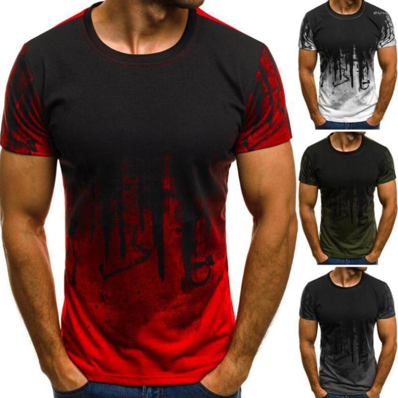 Men's T Shirts Fashion Printing Men Fitness T-shirt Short Sleeve Round Neck Casual Summer Tops, Gray
Men's T Shirts Fashion Printing Men Fitness T-shirt Short Sleeve Round Neck Casual Summer Tops, Gray
