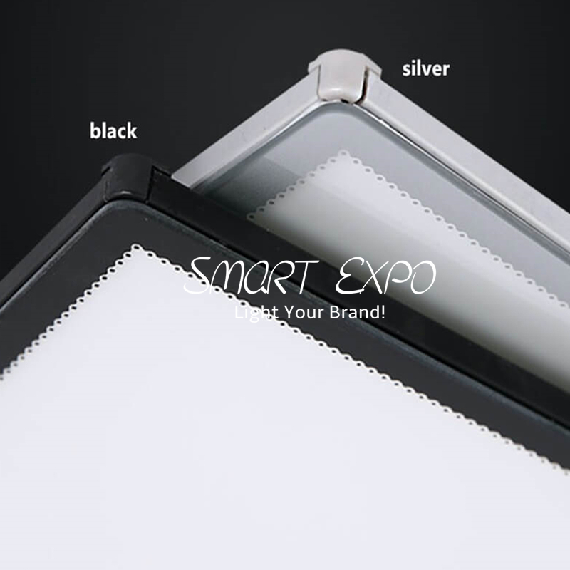 Cafe Poster Sign Kit Advertising Display Sign Frame 60x90cm Featuring LED Lighting Panel