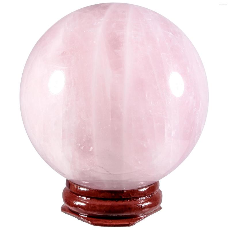 Jewelry Pouches 60-65mm/65-70mm Natural Rose Quartz Crystal Ball With Wood Stand Healing Stone Sphere Sculpture For Room Desktop Decoration
Jewelry Pouches 60-65mm/65-70mm Natural Rose Quartz Crystal Ball With Wood Stand Healing Stone Sphere Sculpture For Room Desktop Decoration