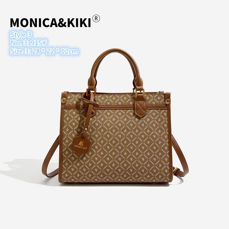 Factory direct ladies shoulder bags 3 styles sweet geometric fashion handbag thickened printed leather tote bag elegant contrast backpack, Coffee-915#-style 3
Factory direct ladies shoulder bags 3 styles sweet geometric fashion handbag thickened printed leather tote bag elegant contrast backpack, Coffee-915#-style 3