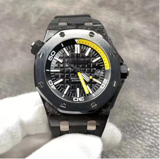 15706 Carbon Fiber Mens Watch IPF Factory Ceramic Bezel Black Dial Swiss 3120 Automatic 28800vph Sapphire Crystal Luxury Wristwatch Water Resistance, Blue
15706 Carbon Fiber Mens Watch IPF Factory Ceramic Bezel Black Dial Swiss 3120 Automatic 28800vph Sapphire Crystal Luxury Wristwatch Water Resistance, Blue