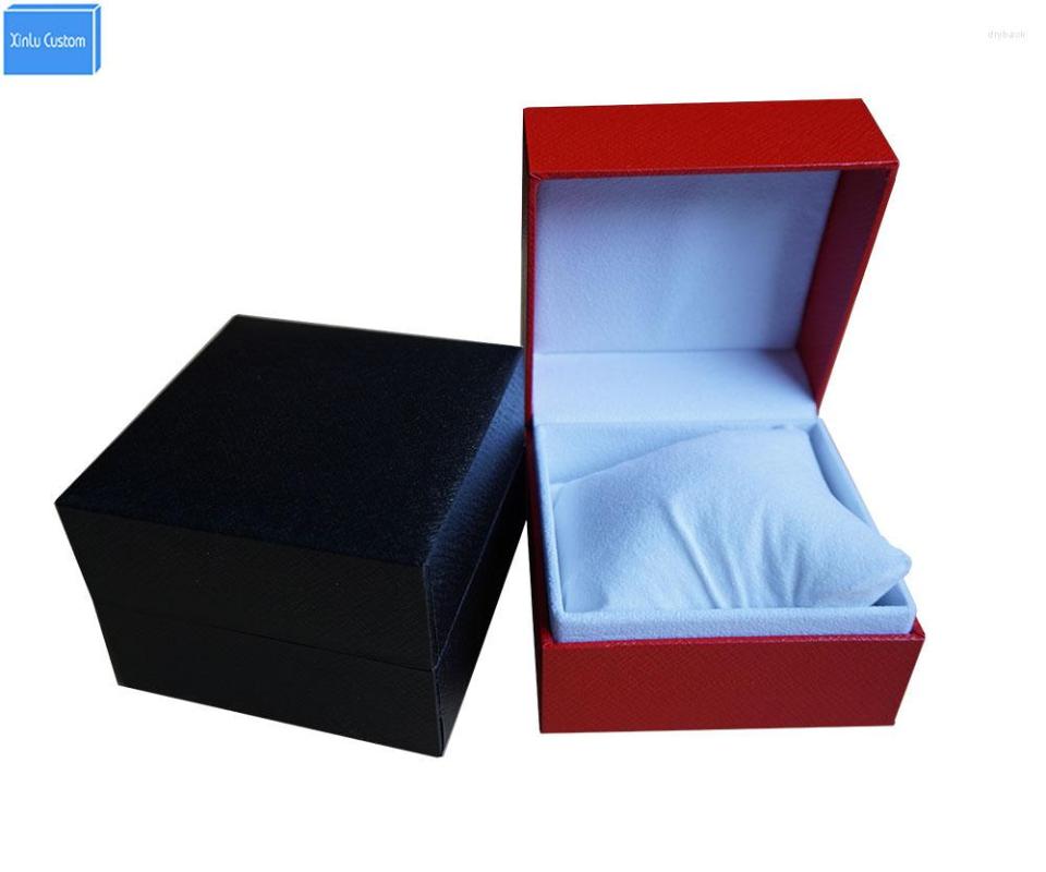 Watch Boxes Wholesale Black/Red Mixed Material Casual&Fashion Hour Gift Custom Packaging Modern Promote Jewelry Box
Watch Boxes Wholesale Black/Red Mixed Material Casual&Fashion Hour Gift Custom Packaging Modern Promote Jewelry Box