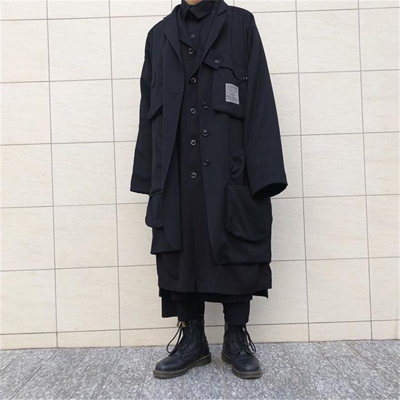 Men's Jackets Men's Trench Coat Spring And Autumn Style Personality Pocket Fashion Personality Leisure Loose Large Coat 221014, Black
Men's Jackets Men's Trench Coat Spring And Autumn Style Personality Pocket Fashion Personality Leisure Loose Large Coat 221014, Black