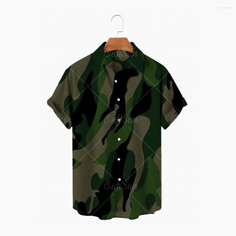 Men' Casual Shirts Summer Men' Shirt Camouflage Print Hawaiian Short-sleeved Button Lapel Harajuku, Zm-530
Men' Casual Shirts Summer Men' Shirt Camouflage Print Hawaiian Short-sleeved Button Lapel Harajuku, Zm-530