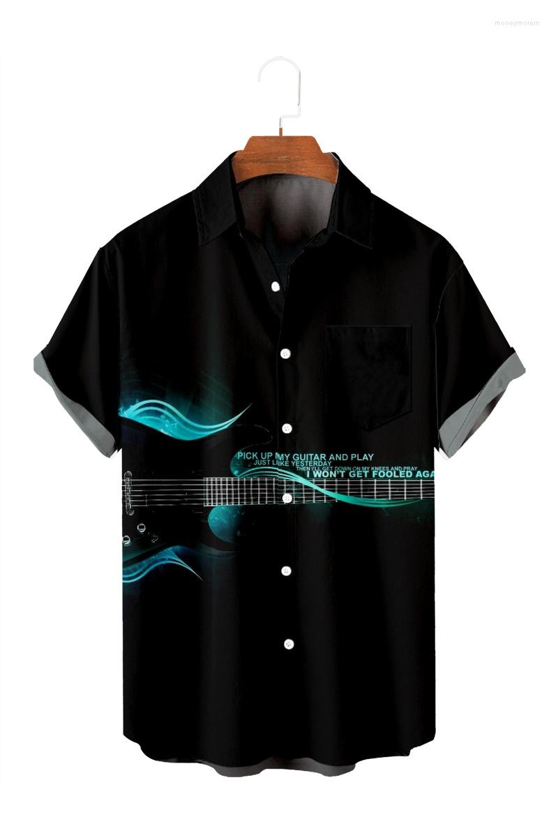 Men's Casual Shirts 2022 Men's Short Sleeve Lapel Shirt Plus Size Ocean Guitar 3D Print Top With Pockets
Men's Casual Shirts 2022 Men's Short Sleeve Lapel Shirt Plus Size Ocean Guitar 3D Print Top With Pockets