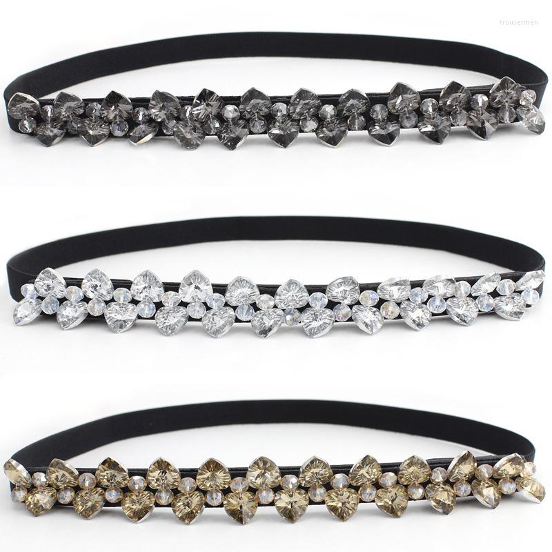 Belts Women Rhinestone Elastic Dress Belt Black Full Crystal Female Fashion Luxury Ladies Coat Down Girls 2022
Belts Women Rhinestone Elastic Dress Belt Black Full Crystal Female Fashion Luxury Ladies Coat Down Girls 2022