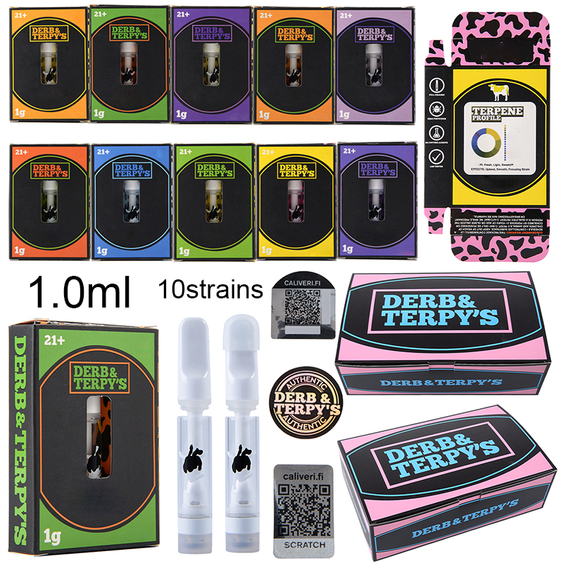 Derb&Terpy's Cartridge Atomizers Vape Cartridges Packaging Derb Terpy 1.0ml Full Ceramic White Carts Thick Oil Glass Tank Wax Empty
Derb&Terpy's Cartridge Atomizers Vape Cartridges Packaging Derb Terpy 1.0ml Full Ceramic White Carts Thick Oil Glass Tank Wax Empty