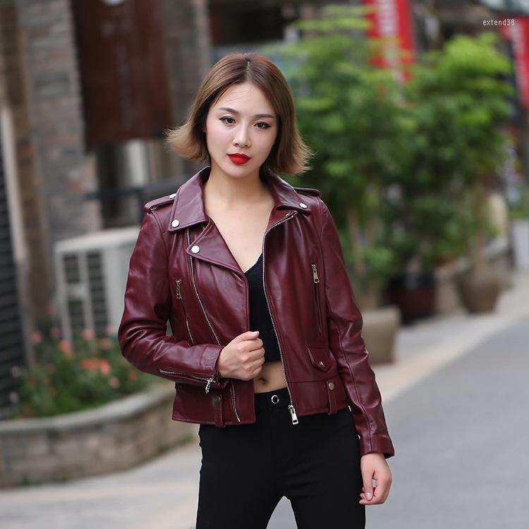 Women's Leather Winter Genuine Jacket Women Clothes 2022 Streetwear Moto Real Sheepskin Coat Female Outwear Hiver LW1679, Wine
Women's Leather Winter Genuine Jacket Women Clothes 2022 Streetwear Moto Real Sheepskin Coat Female Outwear Hiver LW1679, Wine