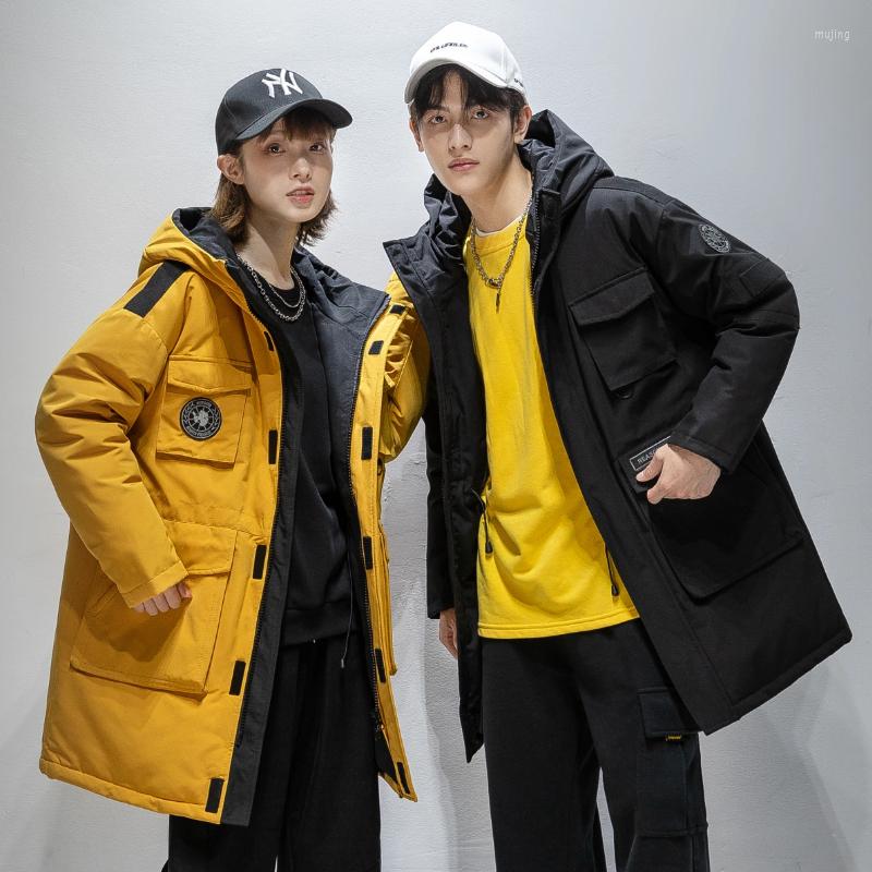 Men's Down Winter Long Jacket Men Windproof Warm Puffer Jackets Couple Fashion Hooded Coats Women White Duck Solid Parkas, Black
Men's Down Winter Long Jacket Men Windproof Warm Puffer Jackets Couple Fashion Hooded Coats Women White Duck Solid Parkas, Black