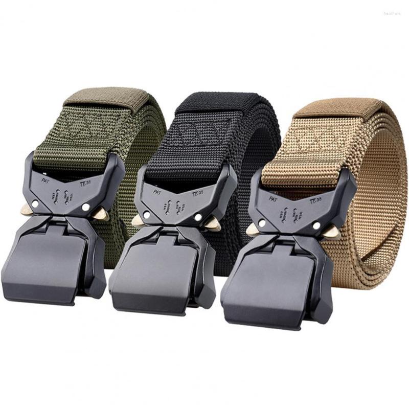Belts Men Pluggable Buckle Training Tactical Comfortable High Quality Male Belt Hunting Sports Military Webbing Nylon, Green
Belts Men Pluggable Buckle Training Tactical Comfortable High Quality Male Belt Hunting Sports Military Webbing Nylon, Green