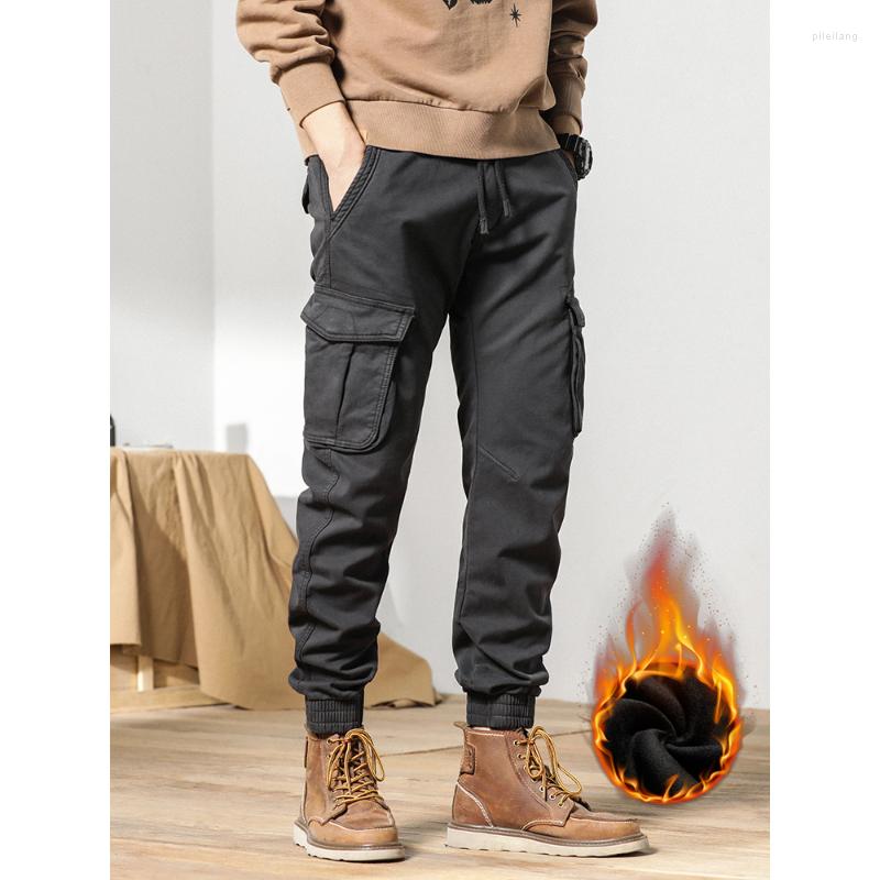 Men's Pants 2022 Autumn And Winter Liner Thick Warm Slim Fit Joggers Streetwear Casual Cotton Thermal Trousers Multi-Pockets Cargo Men, Black
Men's Pants 2022 Autumn And Winter Liner Thick Warm Slim Fit Joggers Streetwear Casual Cotton Thermal Trousers Multi-Pockets Cargo Men, Black