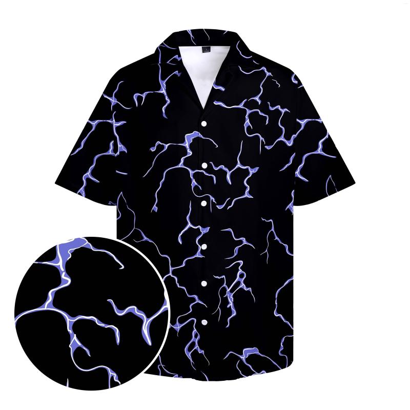 Men's Casual Shirts Men's Shirt Hawaii Vascular Line Cool Black Tops Short Sleeve Clothing Y2k Button Summer Beach Outwear Plus Size, R101385
Men's Casual Shirts Men's Shirt Hawaii Vascular Line Cool Black Tops Short Sleeve Clothing Y2k Button Summer Beach Outwear Plus Size, R101385