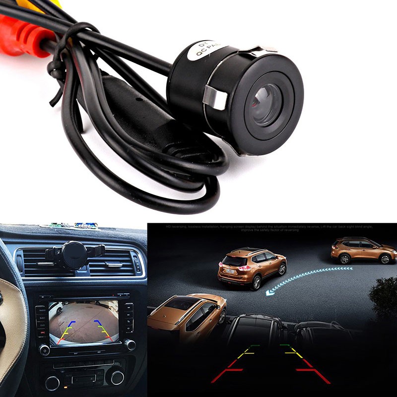 170 Wide Angle Car Reverse Camera HD Night Vision Rear View Camera Backup Parking Camcorder Highly Waterproof Reversing Monitor