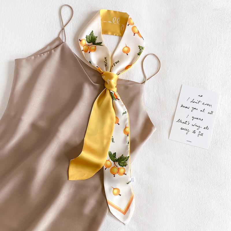 Scarves Refreshing Literary Small Silk Scarf Female Headband Slender Long Strip Streamer Tied Bag Belt Decorative Gift
Scarves Refreshing Literary Small Silk Scarf Female Headband Slender Long Strip Streamer Tied Bag Belt Decorative Gift