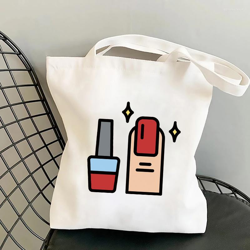Shopping Bags Shopper Women Beautiful Finger Nail Polish Printed Tote Bag Femme Harajuku College Handbag Girl Shoulder, 8505
Shopping Bags Shopper Women Beautiful Finger Nail Polish Printed Tote Bag Femme Harajuku College Handbag Girl Shoulder, 8505