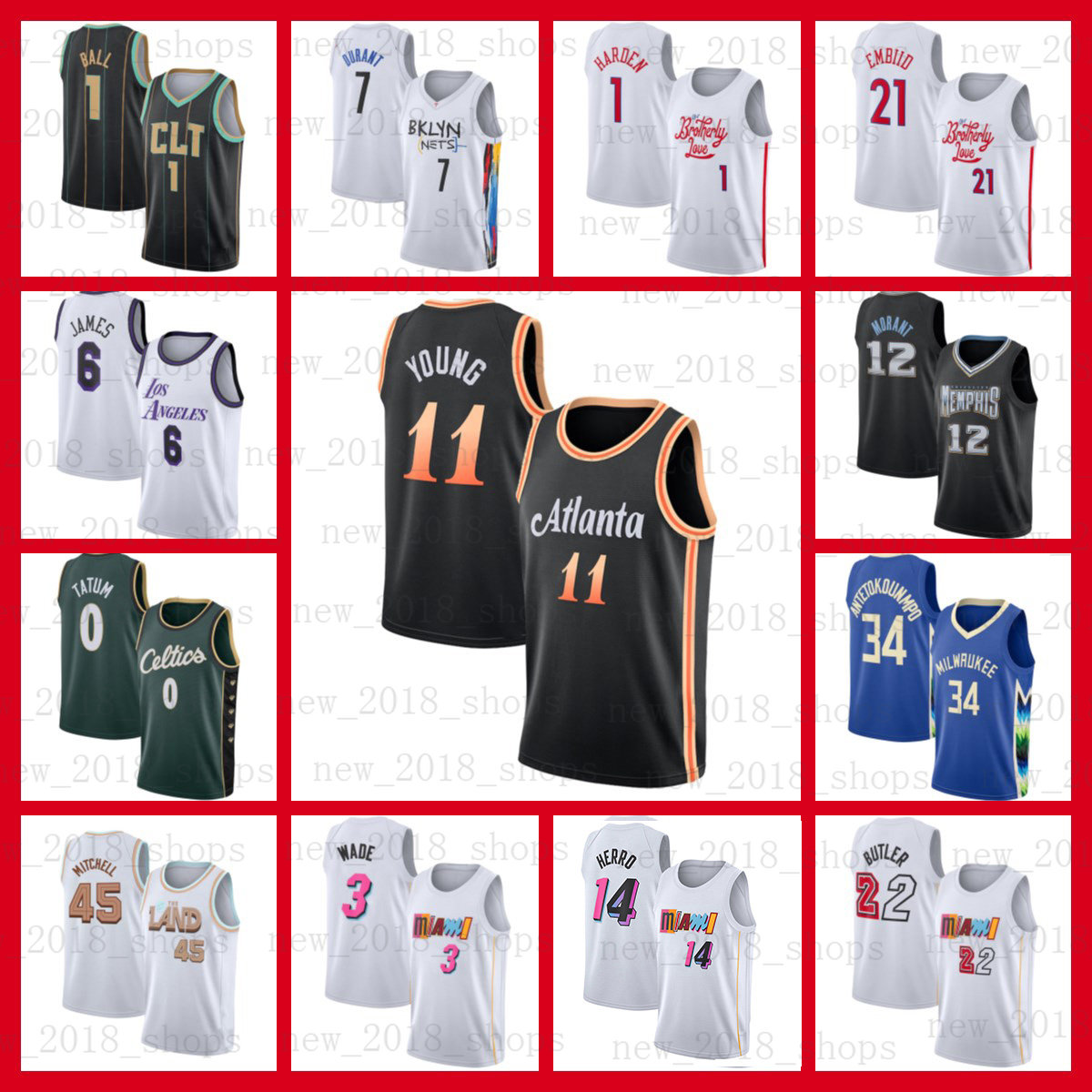 Atlanta''Hawks''Baskeball Jersey Trae Young Miamis Heats Dwyane Wade Jimmy Butler Tyler Herro Phoenixs Sun Devin Booker Chris Paul Dalla Men Maverick Luka Ja Morant, 2022 jersey
Atlanta''Hawks''Baskeball Jersey Trae Young Miamis Heats Dwyane Wade Jimmy Butler Tyler Herro Phoenixs Sun Devin Booker Chris Paul Dalla Men Maverick Luka Ja Morant, 2022 jersey